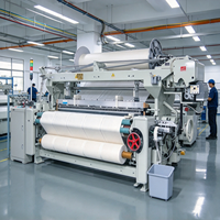 Machine à tisser textile JDX758B à sergé pour serviettes en tissu éponge, avec dobby électronique, sélection de trame 6 couleurs et moteur servo pour enroulement