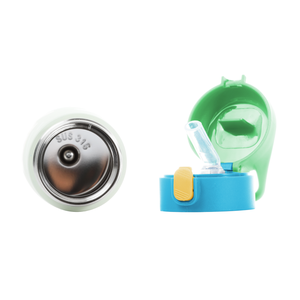 Northfox Grande bouteille d'eau isolée en acier inoxydable à double paroi pour enfants Thermos Paille en silicone liquide pour enfants pour large - Product Image 4