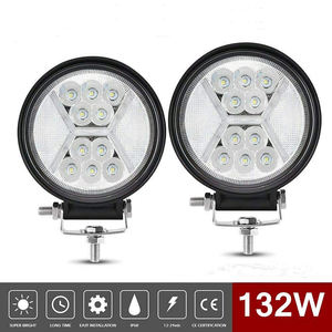 Luz <span class=keywords><strong>Led</strong></span> de trabajo de 4 pulgadas y 132W, foco de conducción <span class=keywords><strong>para</strong></span> coche, motocicleta, camión, Tractor, barco, <span class=keywords><strong>remolque</strong></span>, 12-24V - Product Image 2