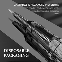 Jarum Cartridge Tato Sekali Pakai X-RAY 10pcs 0.25-0.3-0.35mm 1RL 3RL 5RL 7RL 9RL RL 5RM 7RM 9RM 15RM 23RM 25RM RM 7RS 7M1 23M1