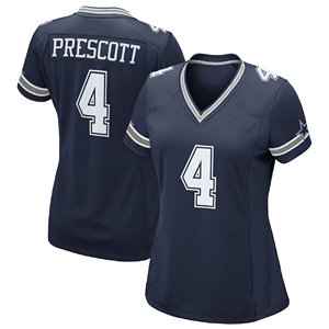 Jersey Wanita Gaya Baru Dallas City 4 # Prescott 3 #   Pickens 88 # Domba 17 # Jersey Sepak Bola Amerika Aubrey Jahitan - Product Image 4