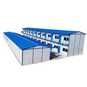 Casa Prefabricada de Paneles Sándwich Personalizada, Construcción Rectangular para Oficina, Fácil Instalación, Refugio Temporal - Product Image 1