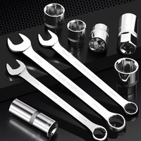 Ensemble d'outils de réparation automobile double usage personnalisé de 121 pièces avec mallette rigide, clé à cliquet manuelle, douilles et rallonges - Powerlift