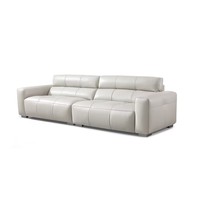 Canapé d'angle moderne et minimaliste en cuir 2 places pour salon, hôtel, appartement et villa - Vente en gros de meubles de loisirs