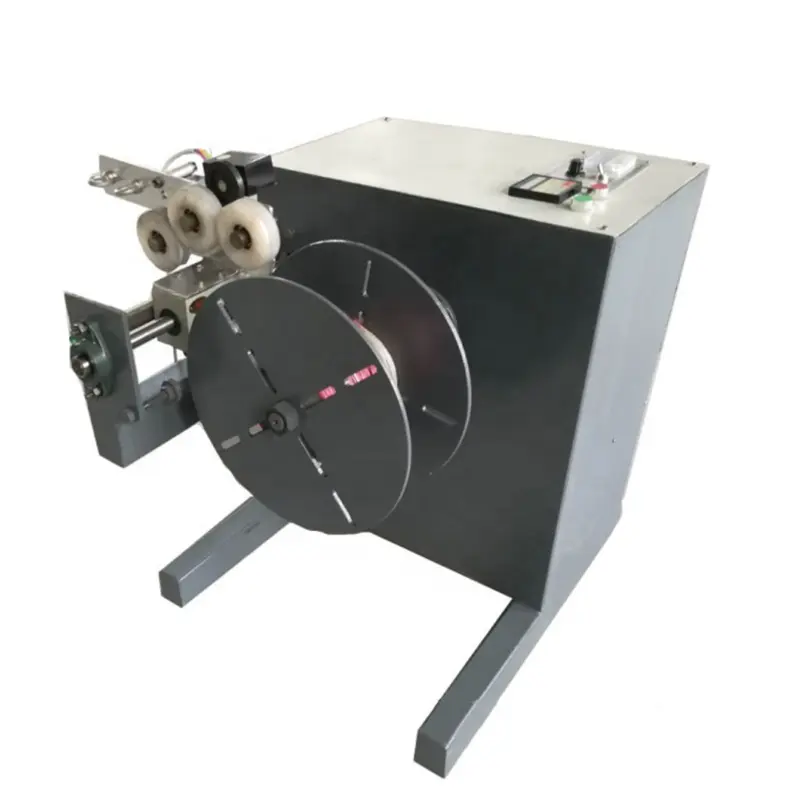 मुड़ रस्सी Coiler Rewinding मशीन पीपी पीई रस्सी घुमावदार मशीन के साथ सबसे कम कीमत