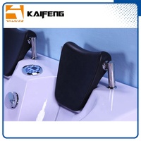 Baignoire d'angle intelligente économique pour deux personnes avec hydromassage, bulles d'air et oreillers, pour intérieur KF-634R