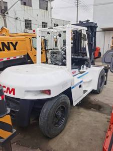 Buen estado Usado <span class=keywords><strong>TCM</strong></span> FD70 FD80 FD100 7 <span class=keywords><strong>Ton</strong></span> <span class=keywords><strong>8</strong></span> <span class=keywords><strong>Ton</strong></span> 10 <span class=keywords><strong>Ton</strong></span> Carretilla elevadora con palanca de cambios lateral - Product Image 5