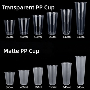 Vasos Desechables Personalizados de PP para Té de Burbujas de 12/16/20/24oz con Tapas, Vasos para Boba, Gobelets à <span class=keywords><strong>Emporter</strong></span> - Product Image 3