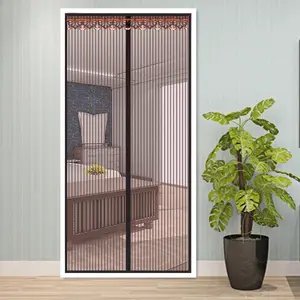 Nets 2022 New Magnetic Fly Screen Door Curtains 18 Pairs Magnets Door Mosquito Nets