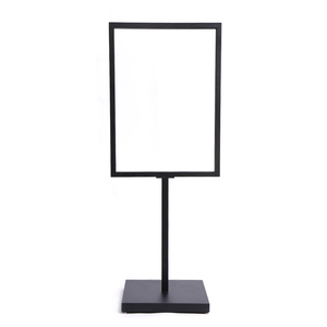 M18024 áp phích hiển thị biển quảng cáo hiển thị <span class=keywords><strong>menu</strong></span> kim loại đứng giá rẻ đồ trang sức hiển thị kim loại đứng - Product Image 2