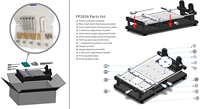 NeoDen FP2636 pochoir portable sans cadre haute précision SMT SMD PCB LED pochoir à pâte à souder manuel imprimante Machine