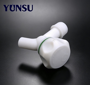 Robinet de salle de bain moderne à poignée unique, à montage sur plan, en PP robuste, anti-goutte, avec diaphragme à anneau vert DN20 grand calibre - Product Image 4