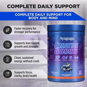 <b>Creatine</b> Electrolyte Gummies Hydration Muscle Performance Endurance Recovery Sports Vegan Sugar Free Non-GMO Private Label OEM - Product Image 3