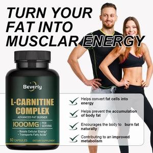 <span class=keywords><strong>L</strong></span>-<span class=keywords><strong>Carnitine</strong></span> 1000mg Kapsul Pendukung Imunitas & Pengatur Energi 60 Kapsul untuk Dewasa - Product Image 4