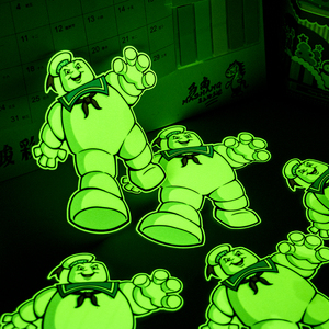 Tùy Chỉnh In Ấn Động Vật Cá Nhân Huỳnh Quang <span class=keywords><strong>Decal</strong></span> Dán Không Thấm Nước Vinyl Sáng UV Sticker - Product Image 1