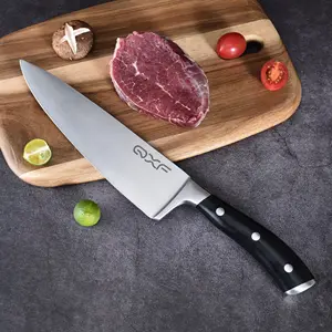Coltello da cucina professionale tedesco in acciaio inossidabile coltello da cuoco ergonomico da 8.5 pollici con manico in ABS