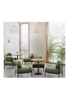 ;Fauteuil d'appoint moderne jaune rembourré pour salon, avec structure en bois, fauteuil simple