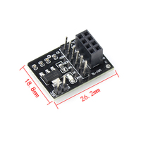 NRF24L01 Carte adaptateur sans fil 3.3V 24L01 module sans fil pour robot de voiture intelligente