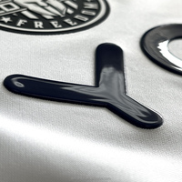 Taille personnalisée 3D Gelée Finition Silicone Caoutchouc Logo Patch Logo de Transfert de Chaleur pour Uniforme de Sport Vêtements Vêtements