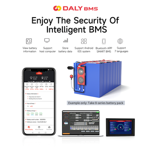 Fabricante Daly, Sistemas de Almacenamiento de Energía Solar OEM, Batería de Litio NCM LiFePO4 LFP, <span class=keywords><strong>BMS</strong></span> Inteligente <span class=keywords><strong>6S</strong></span> 7S 8S <span class=keywords><strong>24V</strong></span> 100A 120A 150A - Product Image 2