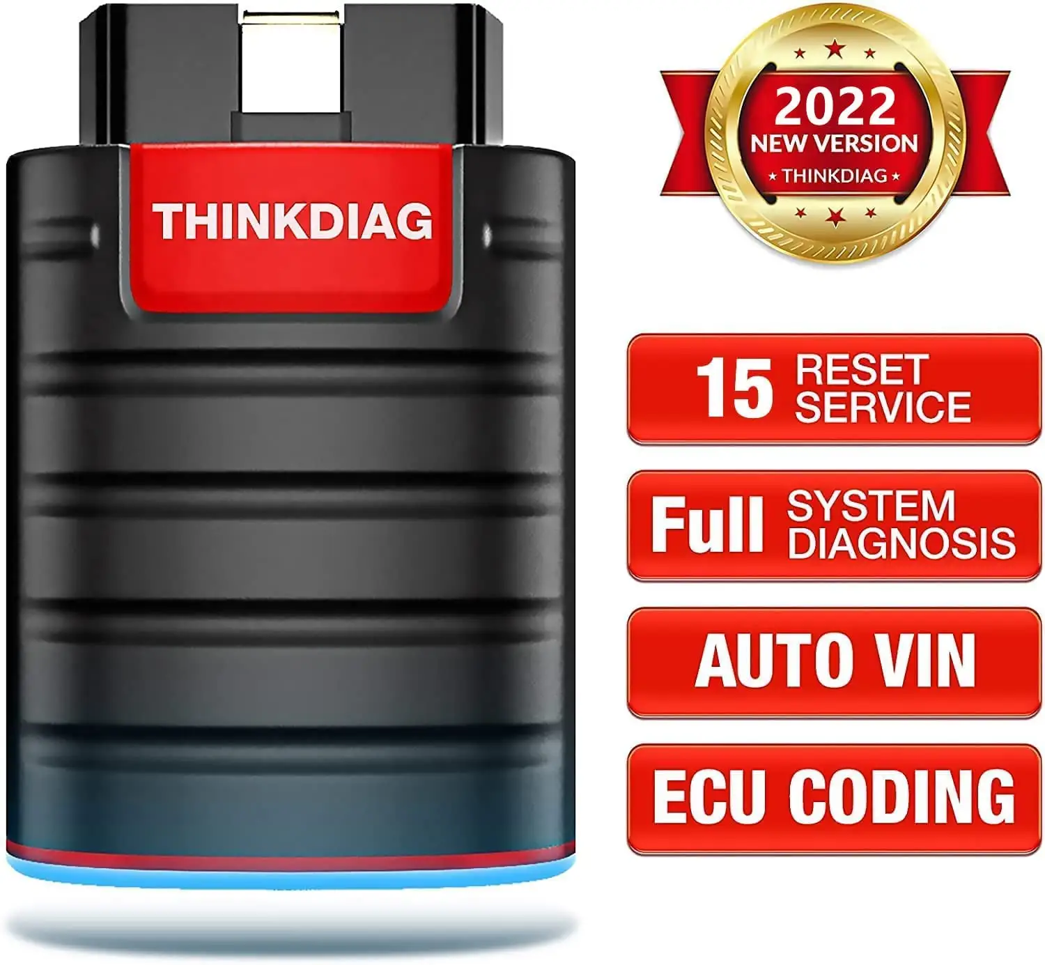 Thinkcar-ThinkDiag complet, scanner obd2, nouvelle Version 2022, avec 15 fonctions de réinitialisation, codage ecu, Thinkdiag