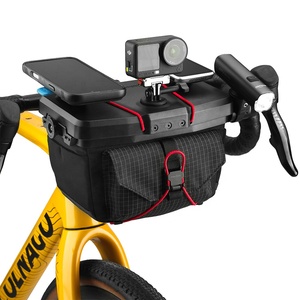 Bolsa de Manillar para <span class=keywords><strong>Bicicleta</strong></span> RHINOWALK Space Station 3.3L, Bolsa Delantera para <span class=keywords><strong>Bicicleta</strong></span> con Soporte de Liberación Rápida, Bolsa de Almacenamiento para Ciclismo para <span class=keywords><strong>Bicicleta</strong></span> de Gravel - Product Image 1