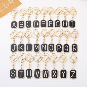 Vente en gros, Meilleure vente : Porte-clés en métal exquis avec initiale 26 lettres en strass, Pendentif de sac, Bijou, Cadeau commémoratif - Product Image 5