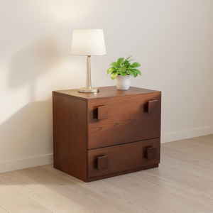 Meuble de salon en bois massif OAK <span class=keywords><strong>Carmen</strong></span> Accent, poignées solides, tiroirs en pin, rangement modulaire, 2 tiroirs, bar à domicile, salle à manger, hôtel - Product Image 1