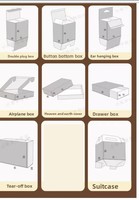 Boîte d'expédition personnalisée en papier kraft écologique et recyclable pour pilules, avec poignée, estampage à chaud doré, design pliable
