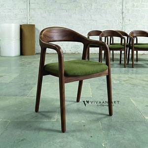 Chaises de salle à manger en bois empilables écologiques modernes pour salles à manger, restaurants, cafés - Meubles de sièges confortables - Product Image 1