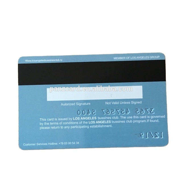 Customized UV Printing Magnetic Cards Hospital Cards Plastic PVC Medicare Card Cheap Signature Credit Card with Embossed Numbers