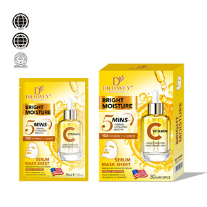 Masque facial en feuille <span class=keywords><strong>DR</strong></span> DAVEY à la vitamine C et au citron, raffermissant, hydratant, lissant, à l'acide hyaluronique - Product Image 6