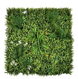 Shelf life 5 anni 100*100 pianta <span class=keywords><strong>verde</strong></span> erba artificiale parete casa bosso giardino decorativo pianta parete - Product Image 4