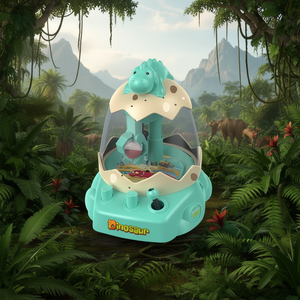 Jouet grue à œufs de dinosaure en plastique TPR, jeu pour enfants de 4 à 6 ans, assemblage requis, ensemble de jeu sur le thème du monde jurassique - Product Image 2