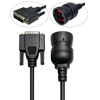 Cable de diagnóstico J1708 para ordenadores portátiles diésel, Conector de 6 pines de alta resistencia para Noregon DLA + 2,0