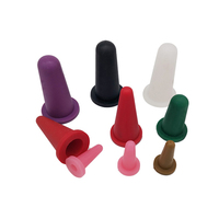 Bouchon en caoutchouc de silicone à bride personnalisée Bouchon en caoutchouc conique triangulaire