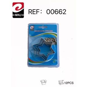 Molde De Estrella Cake Mold Stainless Steel 12Pcs For Baking Decorating - Product Image 3