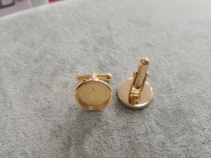 カスタマイズされた高品質の磨かれた人気のトレイデザイン925スターリングシルバーパーソナライズされたファインカフリンクブランクユニセックス - Product Image 3