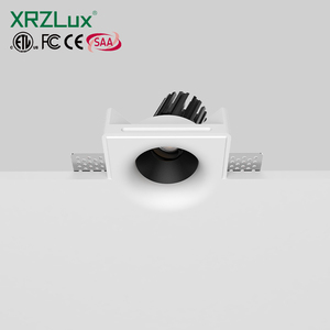 Faretto da Incasso in Gesso Senza Cornice da 2 Pollici, Downlight LED Certificato ETL CE SAA, Illuminazione Architettonica Moderna per Interni - Product Image 1