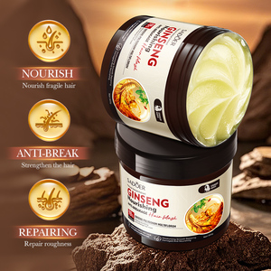 La Mascarilla Capilar Herbal de Ginseng Orgánico Natural Más Popular para Cabello Seco - Hidrata, Repara, Nutre y Suaviza - Product Image 2