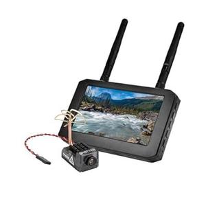 Monitor Portátil FPV de 5 Pulgadas con Antena Dual, Receptor de 5.8GHz y 40 Canales, DVR para Drones - Product Image 2