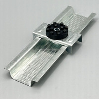 Perfil Omega de Acero Galvanizado para Techo Falso, Canal de Montaje Omega de 50*25mm