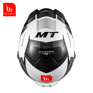Casque de moto intégral MT THUNDER 4, nouveau modèle ABS, double visière, certifié DOT, fabricant de casques de motocross. - Product Image 2