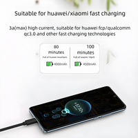 Cable de Datos USB 3.0 Tipo-C a Tipo-A de Alta Velocidad, Transmisión de 10G, Carga Rápida de 2A, Material de PVC Ecológico, para Teléfono Móvil y Computadora