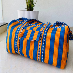 Handmade Washable <b>Large</b> Quilted Duffel <b>Bags</b> Quilted Fabric Women Travel <b>Bag</b> Reusable <b>Beach</b> Overnight Duffel <b>Bags</b> - Product Image 1