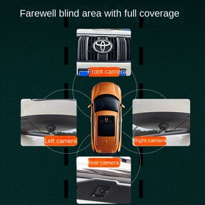 Hệ thống camera quan sát mắt chim toàn cảnh ô tô AHD 1080p màn hình chống nước quan sát 360 độ TOYOTA 24-25 Prado land250 Cruiser đỗ xe - Product Image 4