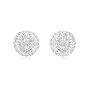 Orecchini a Perno in Argento Sterling 925 con <span class=keywords><strong>Zirconia</strong></span> Cubica e Rubino Placcato Oro, Gioielli di Moda per Donna, Personalizzabili ODM, Ideali come Regalo - Product Image 2