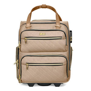 Maleta de Viaje Transfronteriza para <span class=keywords><strong>Mujer</strong></span>, Bolso de Mano Oxford con Cremallera, Mochila con <span class=keywords><strong>Ruedas</strong></span>, Gran Capacidad, Impermeable, para Portátil - Product Image 3
