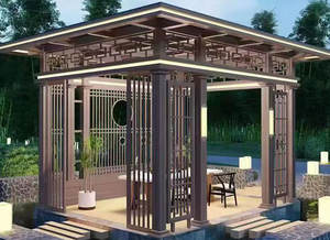 <span class=keywords><strong>Terraza</strong></span> automática moderna, arco exterior, pérgola de aluminio Bioclimática, <span class=keywords><strong>techo</strong></span> con persianas abiertas - Product Image 5