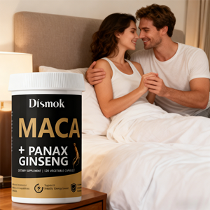 Таблетки Dismok Premium с черной макой и женьшенем, 2 штуки на порцию, натуральная формула, 120 таблеток/флакон, улучшают иммунитет и энергию, для взрослых - Product Image 2